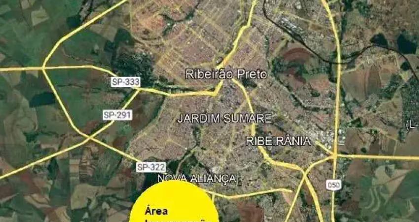 Excelente area para incorporação na zona sul de ribeirão preto, localização nobre, vizinha de condominios de alto padrão de casas, area com 32.000 m2