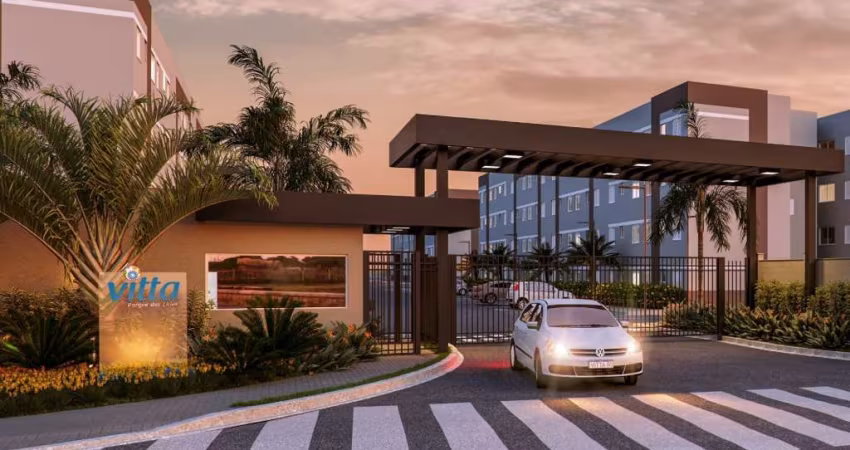 Lançamento na Via Norte, Cond. Parque dos Lirios, apartamentos 2 dormitorios, 43 m2, varanda gourmet e lazer completo