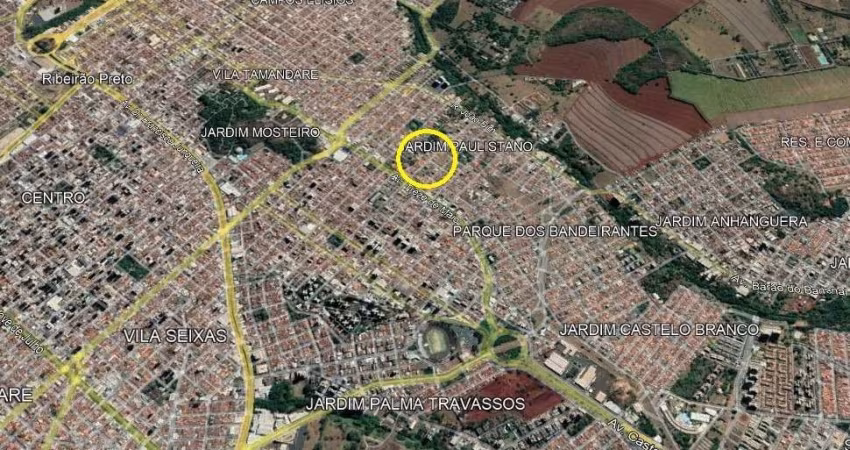 Excelente terreno para incorporação a venda no Jardim Paulistano em Ribeirão Preto-SP, com 2.350 m2 total, 40 m fachada, acesso para 2 ruas