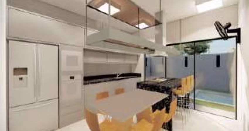 Casa nova para venda na Vila do Golfe, Cond. Buona Vita Ribeirão, 3 suites, varanda gourmet e piscina em 256 m2 de area total