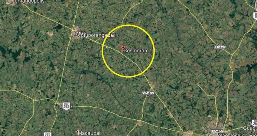 Sitio para venda em Cosmorama-Sp, com 30 alqueires, planta 80%, proximo de 3 Usinas, terra de cultura, casa simples