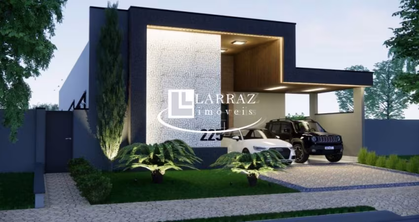 Casa térrea nova para venda na Vila do Golf, Cond. Terras de Florença, 3 suites, varanda gourmet e piscina em 350 m