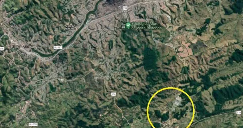 Area para venda em volta redonda na rod. dos metalurgicos, zona industrial, com 20.941 m2