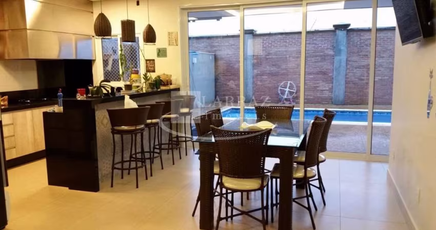 Maravilhoso sobrado para venda em Bonfim Paulista no charmoso Cond. Vista Bella, 3 suites com closet, varanda gourmet e piscina em 330 m2 construidos