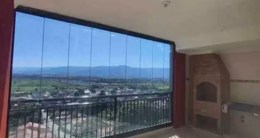Lindo apartamento de 109 m2 com varanda gourmet e vista para serra.
