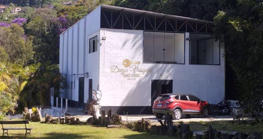 Galpão para venda em teresópolis, parque do imbui, 1 dormitório, 1 suíte, 3 banheiros