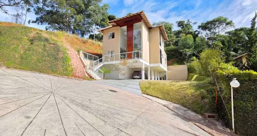 Casa em condomínio para venda em teresópolis, bom retiro, 3 dormitórios, 3 suítes, 3 banheiros, 4 vagas