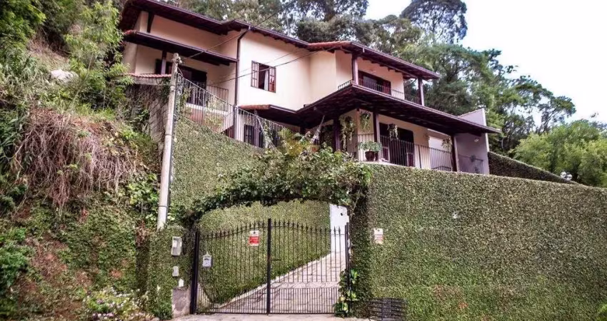 Casa para Venda em Teresópolis, Quinta da Barra, 4 dormitórios, 4 suítes, 5 banheiros, 2 vagas
