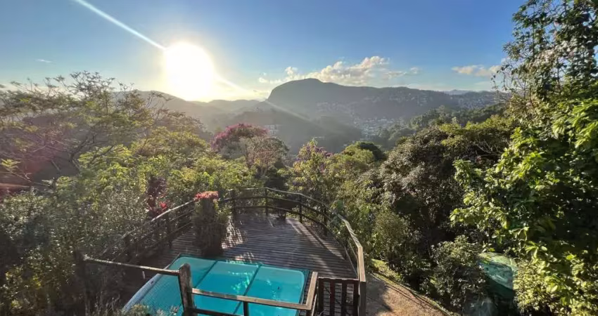 Casa para venda em petrópolis, castelanea, 3 dormitórios, 3 banheiros, 2 vagas