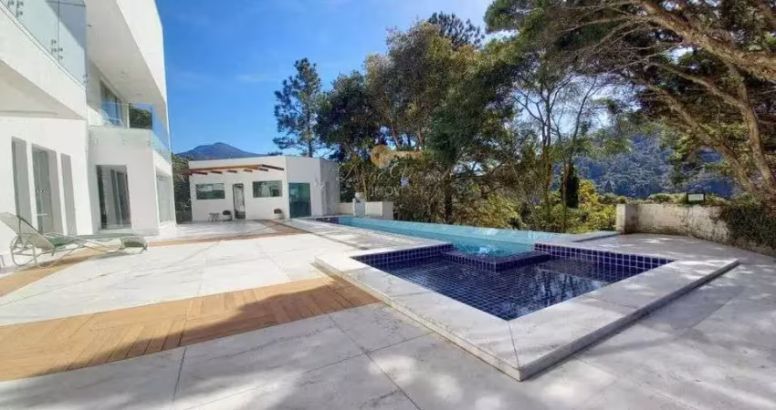 Casa em condomínio para venda em teresópolis, carlos guinle, 4 dormitórios, 4 suítes, 6 banheiros, 8 vagas