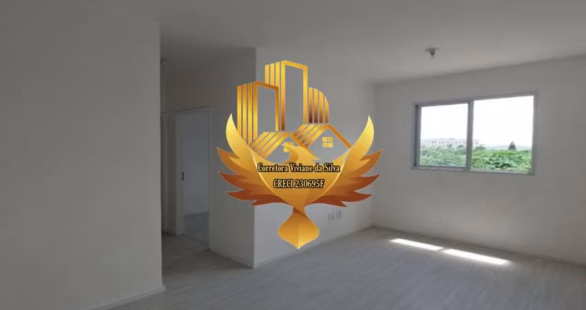 Apartamento à venda em Taubaté-SP no Residencial Sítio Santo Antônio: 2 quartos, sala, banheiro, 1 vaga de garagem - 48 m².