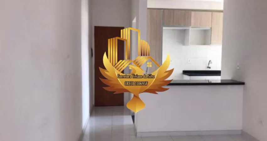 Apartamento à venda no Centro de Taubaté-SP: 2 quartos, 1 suíte, 1 sala, 2 banheiros, 1 vaga de garagem e 70m² de área.