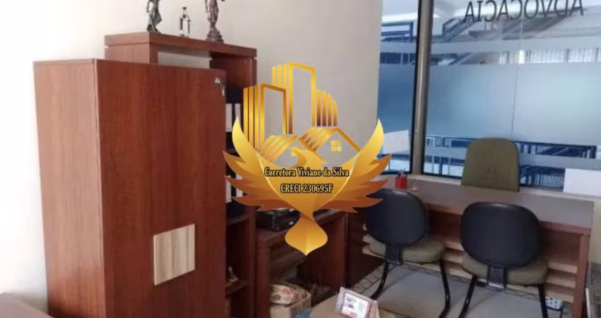 Excelente oportunidade! Sala em condomínio à venda no Centro de Taubaté-SP: 1 sala, 1 banheiro, 50,00 m².
