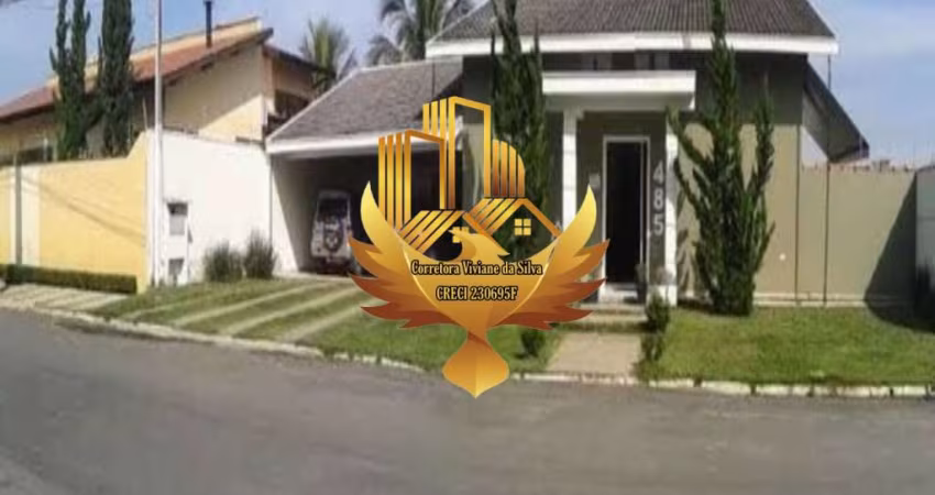 Impecável casa em condomínio à venda em Tremembé-SP, 4 quartos, 1 suíte, 2 salas, 4 banheiros, 4 vagas, 350m².