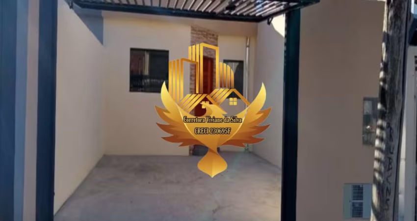 Casa à venda em Taubaté-SP na Vila Bela: 2 quartos, 1 sala, 1 banheiro, 2 vagas de garagem!