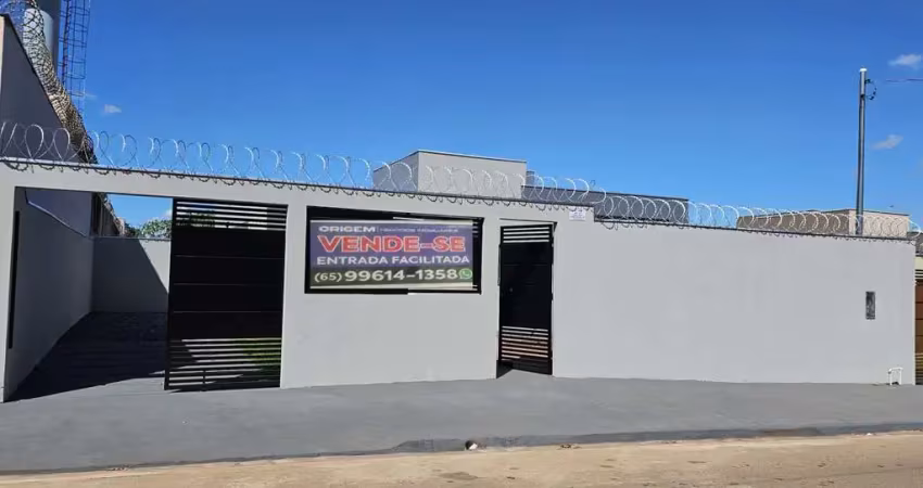 Casas 3 e 4 quartos para venda em várzea grande, ikaray, 3 dormitórios, 1 suíte, 2 banheiros, 2 vagas