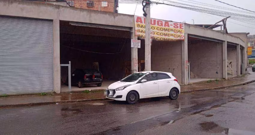 Salão para alugar, 90 m² por r$ 5.000,00/mês - sítio são francisco - guarulhos/sp
