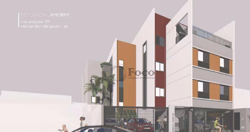 Apartamento com 1 dormitório à venda, 48 m² por R$ 300.000 - Vila Antonina - São Paulo/SP
