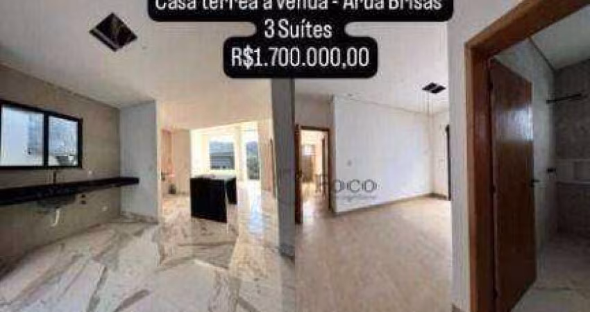 Casa com 3 dormitórios à venda, 150 m² por R$ 1.700.000 - Condomínio Aruã - Mogi das Cruzes/SP