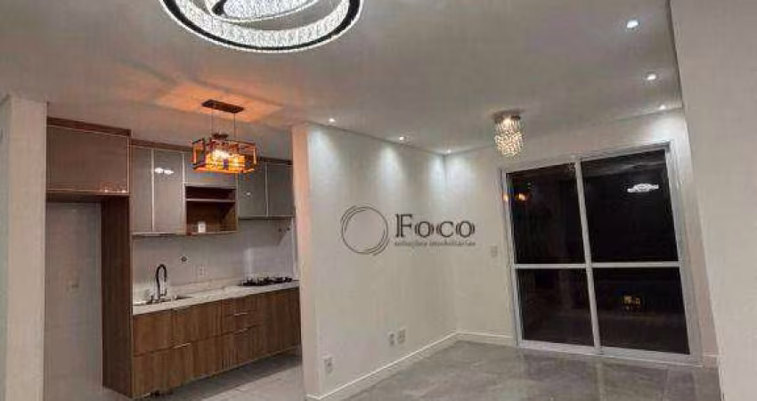 Apartamento com 2 dormitórios para alugar, 68 m² por R$ 4.200,00/mês - Jardim Flor da Montanha - Guarulhos/SP