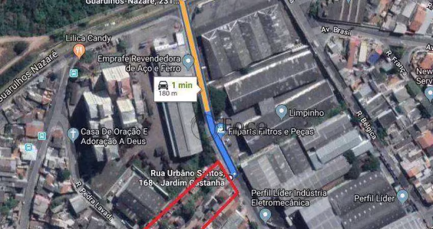 Terreno à venda, 1230 m² por r$ 1.100.000,00 - jardim castanha - guarulhos/sp