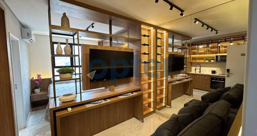 Loft de Luxo totalmente mobiliado no Centro de São Bernardo: 1 quarto, 1 suíte, 1 sala, 1 banheiro, 25m². Alugue já!