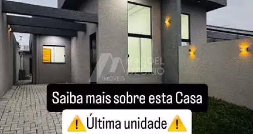Casa 3 quartos 1 suíte com edícula em capela velha  -  araucária