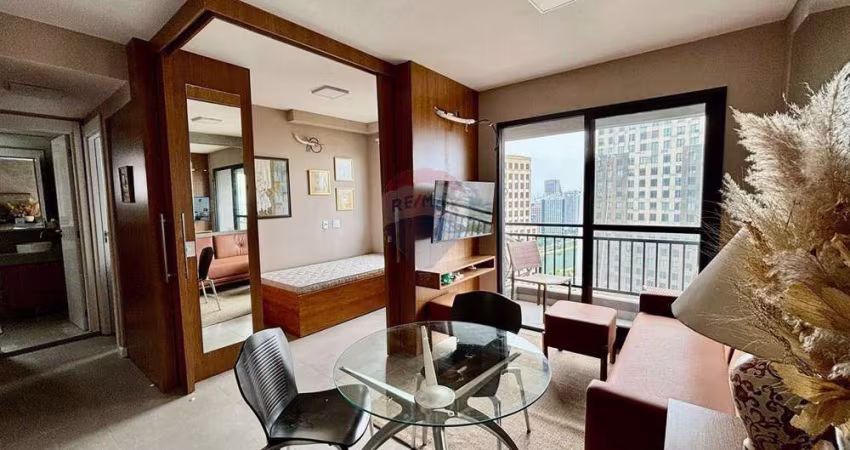Excelente apartamento mobiliado para locação 2 quartos, sala, cozinha, banheiro, piscina, academia lazer completo, 1 vaga de garagem