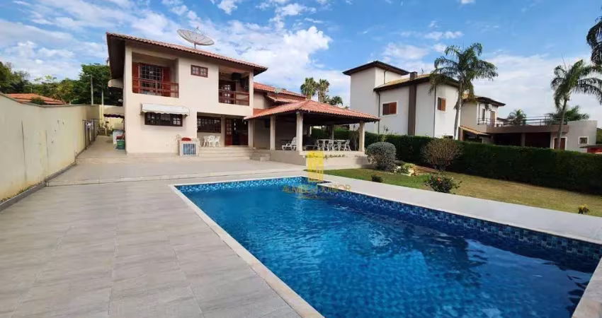 Chácara com 4 dormitórios à venda, 1000 m² por r$ 2.200.000,00 - terras de itaici - indaiatuba/sp