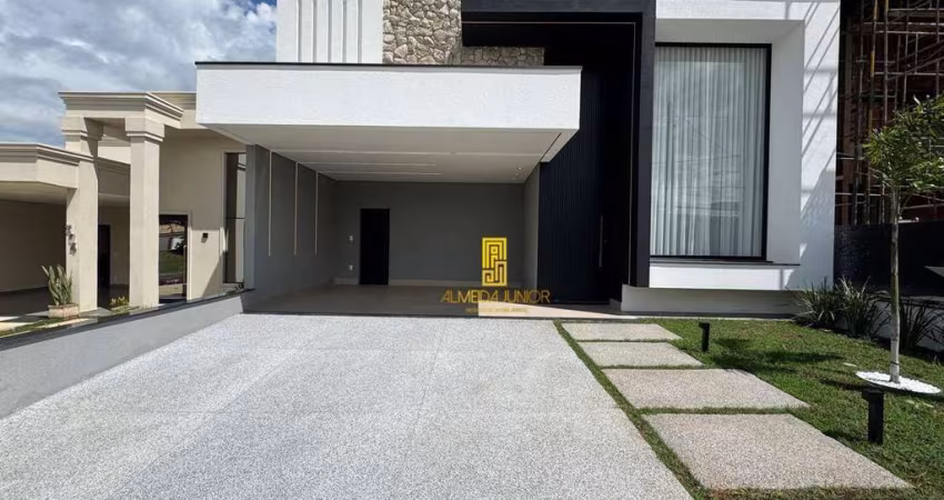 Casa com 3 suítes à venda, em condomínio fechado na cidade de Indaiatuba, interior de São Paulo, Residencial Evidências