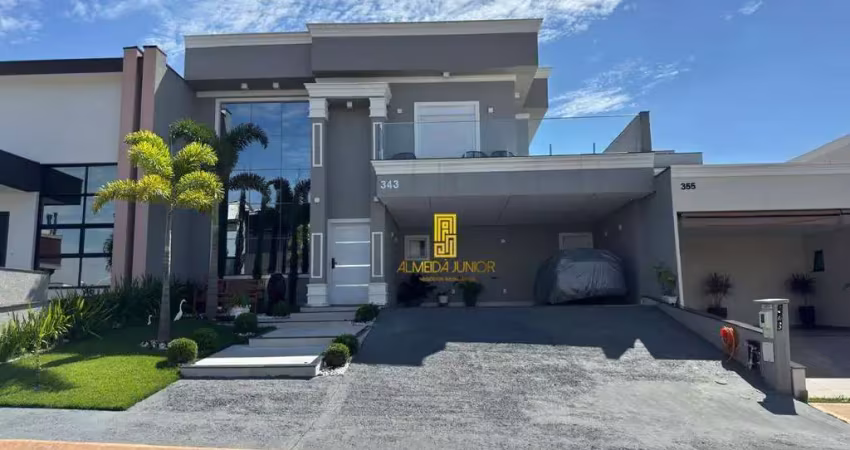 Sobrado com 3 dormitórios para alugar, 247 m² por R$ 14.846,00/mês - Condomínio Dona Maria José - Indaiatuba/SP