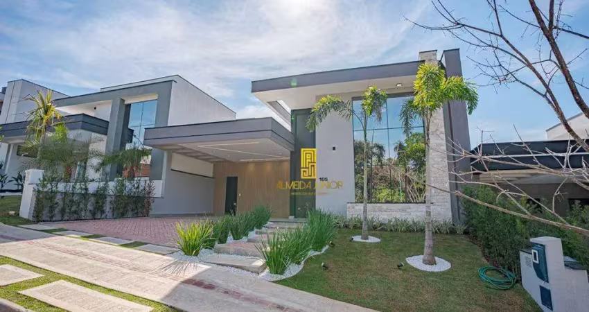 Casa com 3 dormitórios à venda, 191 m² por r$ 1.790.000,00 - condomínio london park - indaiatuba/sp