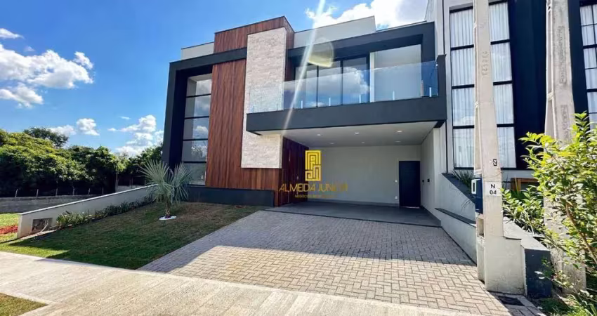Sobrado com 4 dormitórios à venda, 299 m² por r$ 2.490.000,00 - condomínio residencial milano - indaiatuba/sp