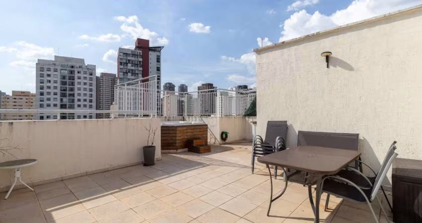 Deslumbrante cobertura para venda com 2 quartos, sendo 1 suíte, 114m²