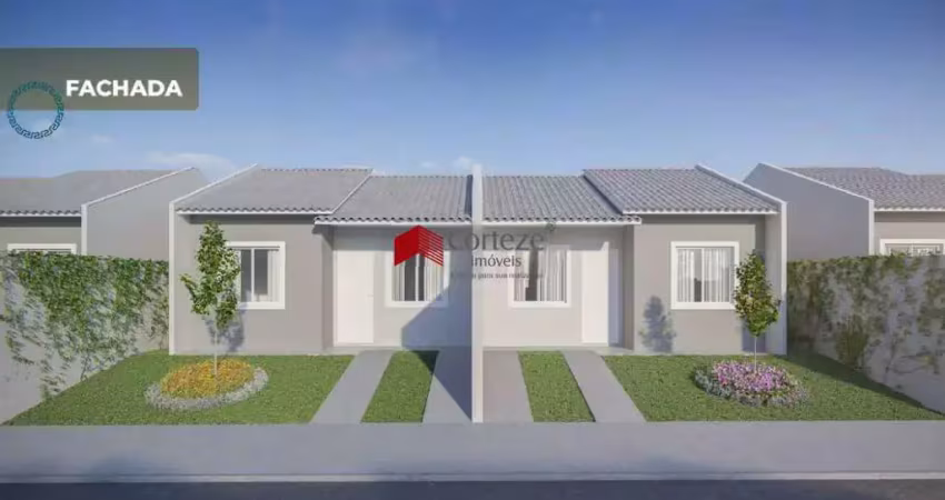 Casa em condomínio com 51,12m² 2 quartos, à venda, no bairro Campo Largo da Roseira em São José dos Pinhais