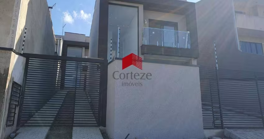 Sobrado em condomínio com 110m² 3 quartos, à venda, no bairro Xaxim em Curitiba