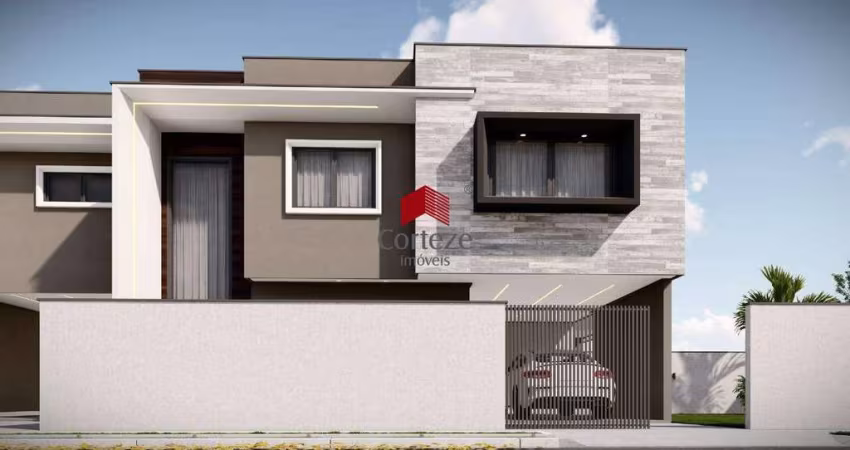 Sobrado com 131,83m² 3 quartos, à venda, no bairro Jardim Cruzeiro em São José dos Pinhais