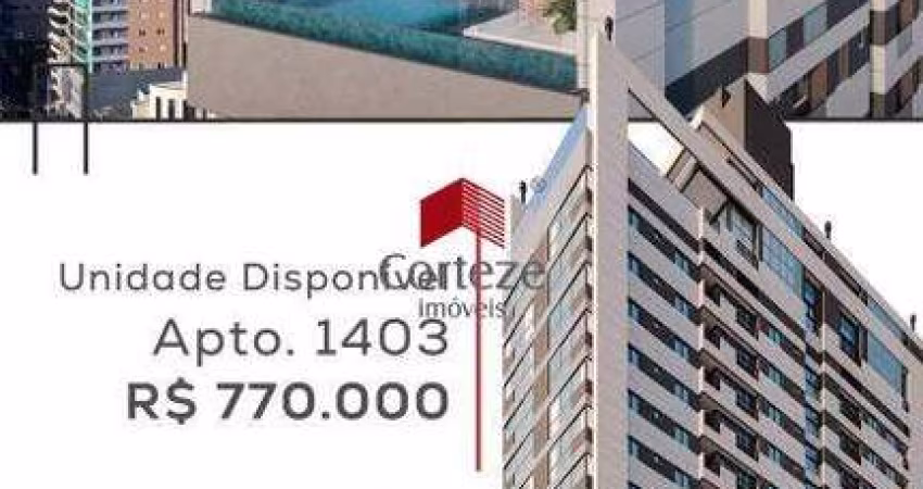 Apartamento com 64,7m² 2 quartos, à venda, no bairro Meia Praia em Itapema