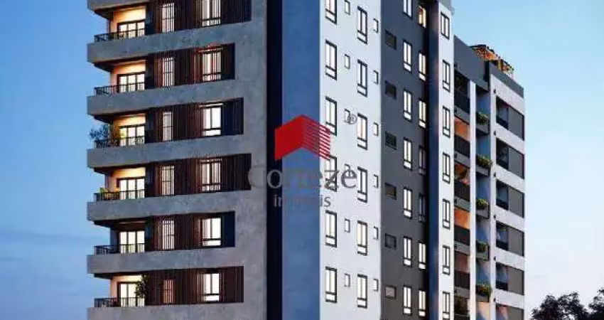 Apartamento com 61,94m² , à venda, no bairro bacacheri em curitiba