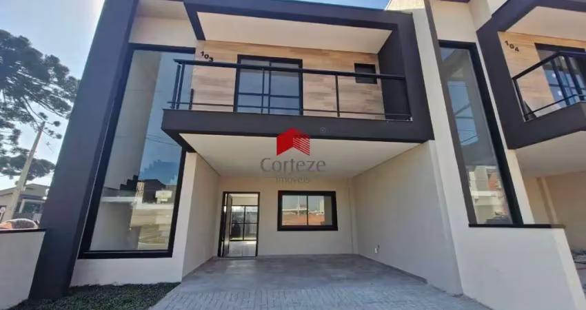 Sobrado em condomínio com 145,85m² 3 quartos, à venda, no bairro costeira em são josé dos pinhais