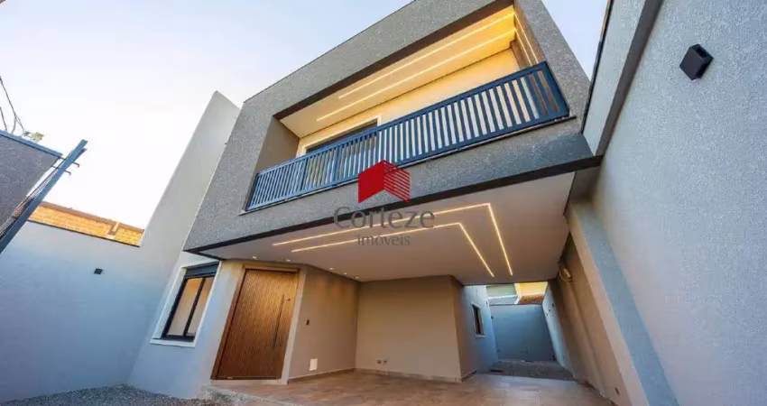 Sobrado com 281,45m² 4 quartos, à venda, no bairro jardim cruzeiro em são josé dos pinhais