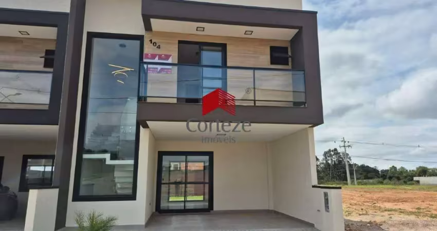 Sobrado em condomínio com 142m² 3 quartos, à venda, no bairro costeira em são josé dos pinhais