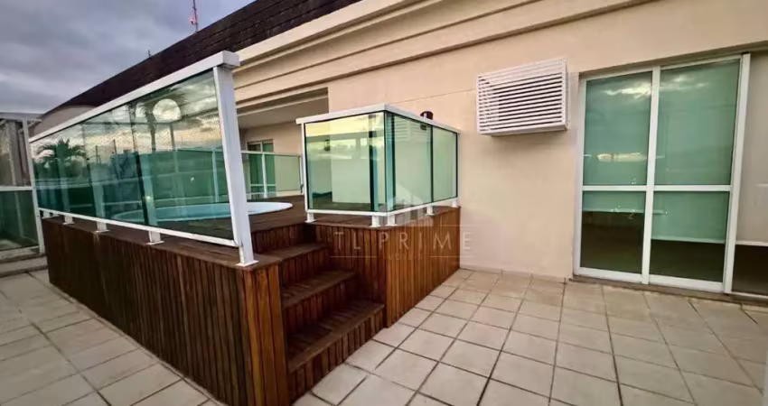 Cobertura com 2 dormitórios para alugar, 205 m² por r$ 14.340,00/mês - barra da tijuca - rio de janeiro/rj