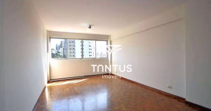 Apartamento com 3 dormitórios para alugar, 122 m² por r$ 3.000,00/mês - centro - curitiba/pr