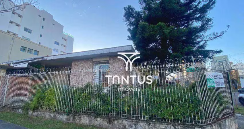 Residência comercial para alugar com 06 salas, 248 m² por r$5.900/mês. alto da glória - curitiba /pr