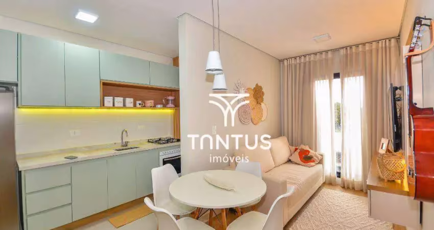 Apartamento mobiliado com 1 dormitório e 1 vaga de garagem para alugar por R$ 2550/mês - Vila Izabel - Curitiba/PR