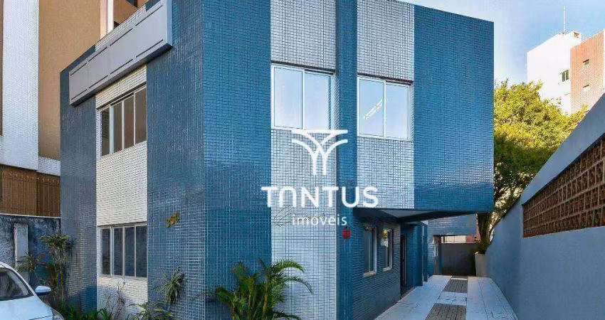 Conjunto para alugar, 55 m² por r$2.250/mês - alto da glória - curitiba/pr