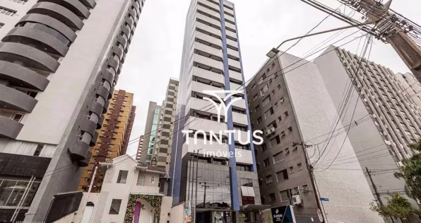 Apartamento com 1 dormitório à venda, 17 m² por r$ 120.000 - batel - curitiba/pr