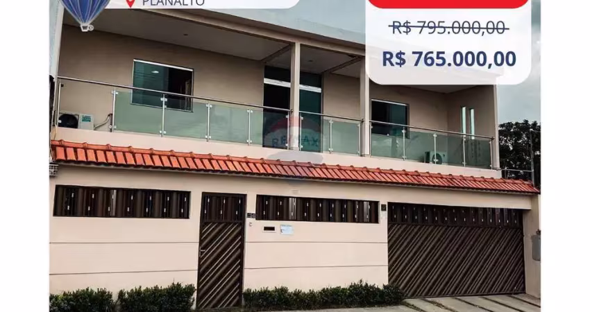 Casa 2 pisos no Versalhes com preço reduzido de R$ 795mil por R$ 765mil
