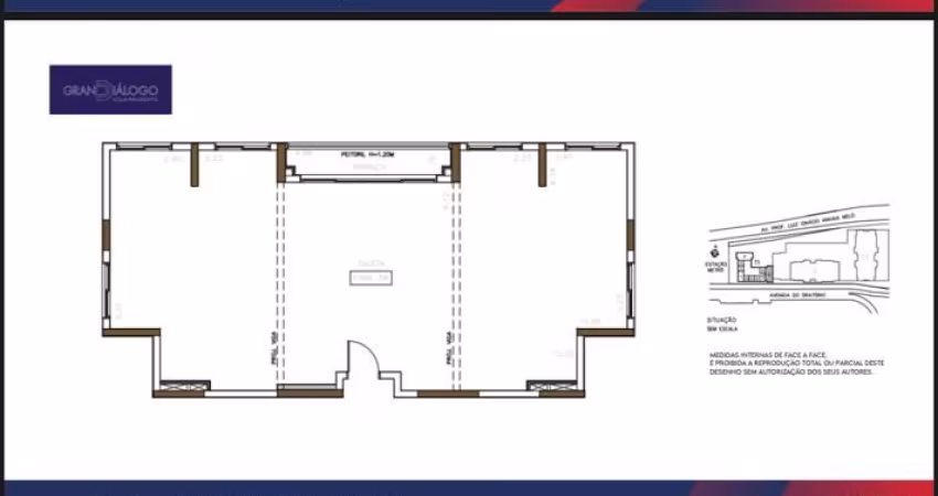 CONDOMÍNIO GRAN DIÁLOGO Sala comercial próximo ao metrô Vila Prudente